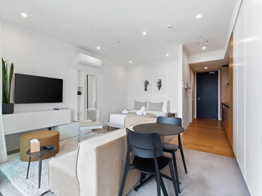 Sleek Modern Studio With Balcony Auckland Extérieur photo